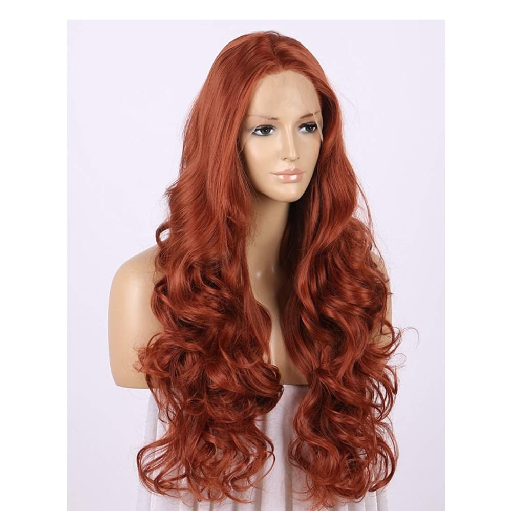 Copper Auburn Beauty Lace Front Wig - Thumbnail 4