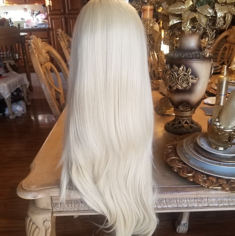 Blonde Beauty Lace Front Wig #613 - Thumbnail 11