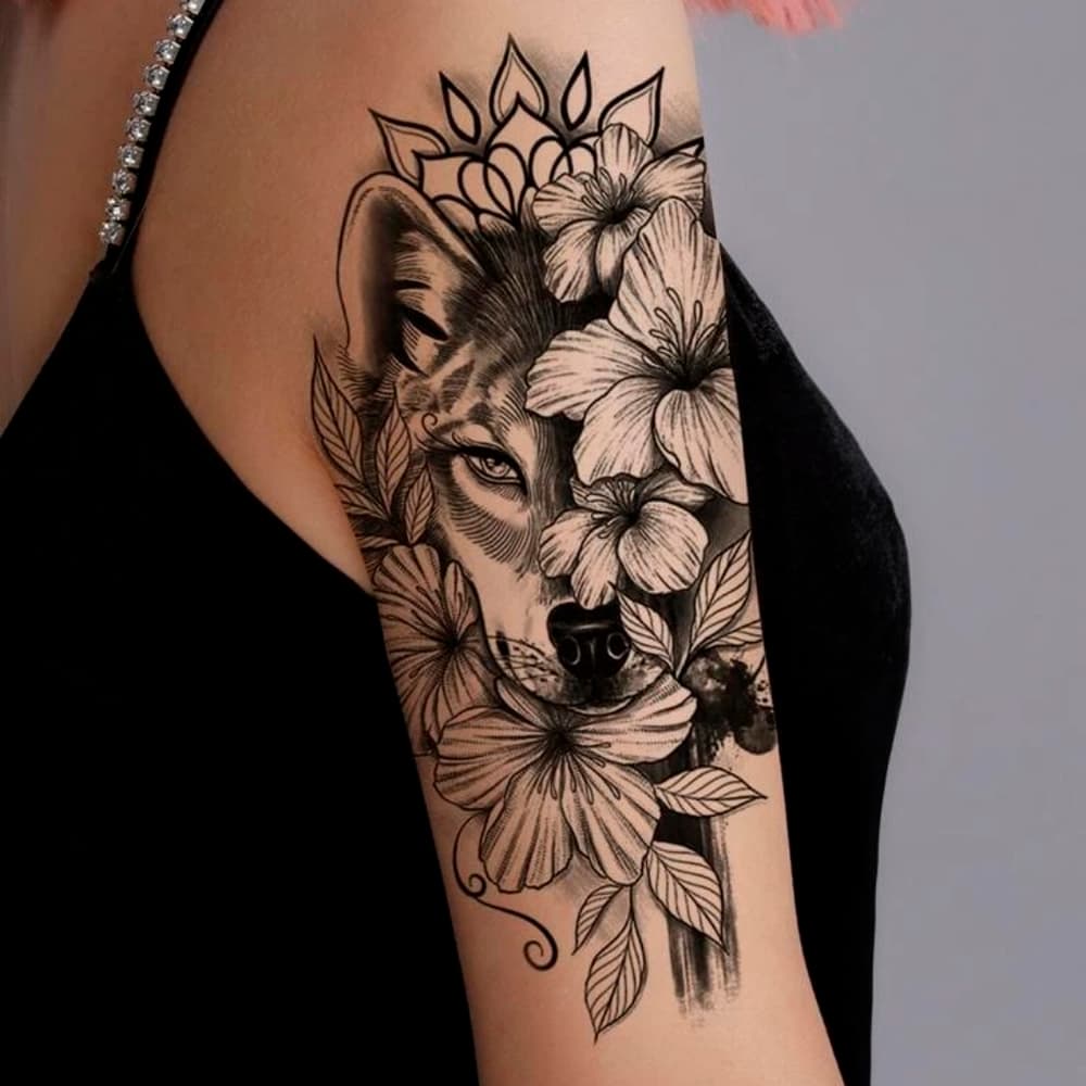 Sexy Women Body Art Temporary Tattoo - Thumbnail 2