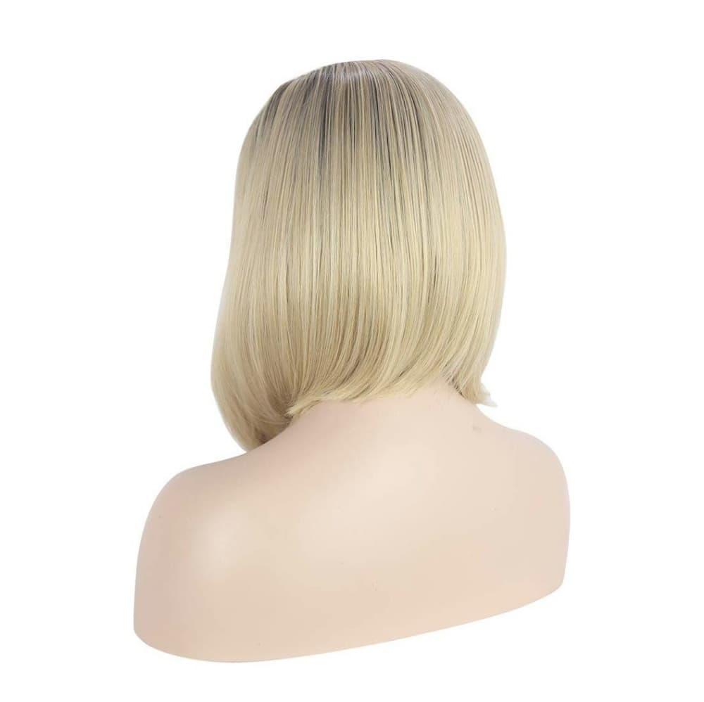 Ombre Blonde Bob Beauty Lace Front Wig - Thumbnail 3