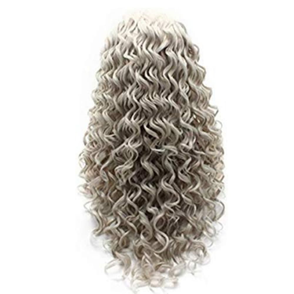 Gray Curly Beauty Lace Front Wig - Thumbnail 3
