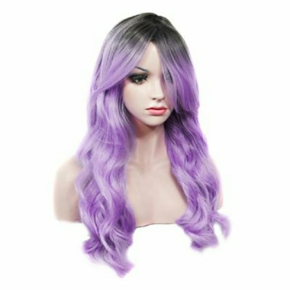 Ombre Purple Beauty Lacefront Wig - Thumbnail 2