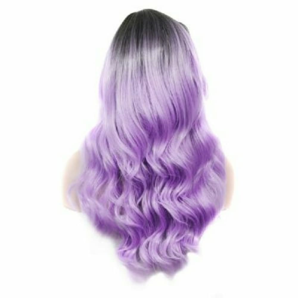 Ombre Purple Beauty Lacefront Wig - Thumbnail 3