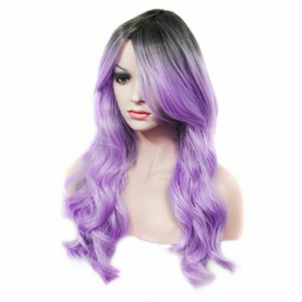 Ombre Purple Beauty Lacefront Wig - Thumbnail 4