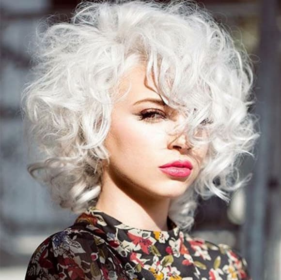 White Beauty Full Wig - Thumbnail 2