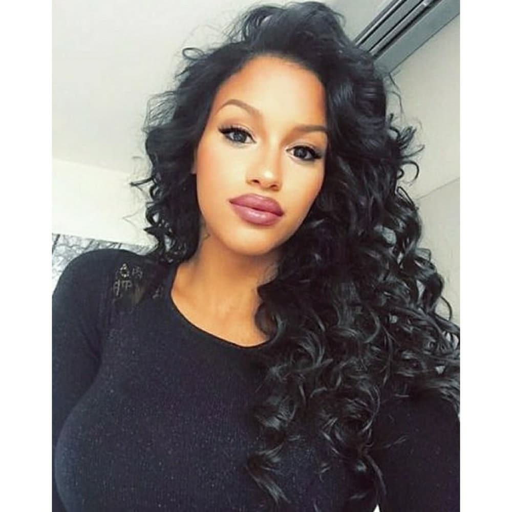 Black Curly Beauty Lacefront Wig 26-28 inches!! - Thumbnail 7