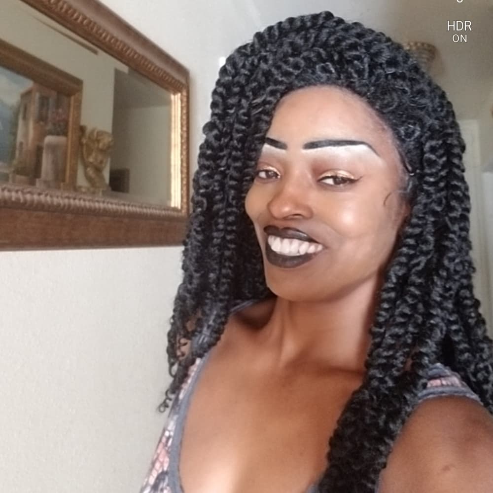 Passion Lace Front Wig Human Hair Blend - Thumbnail 7
