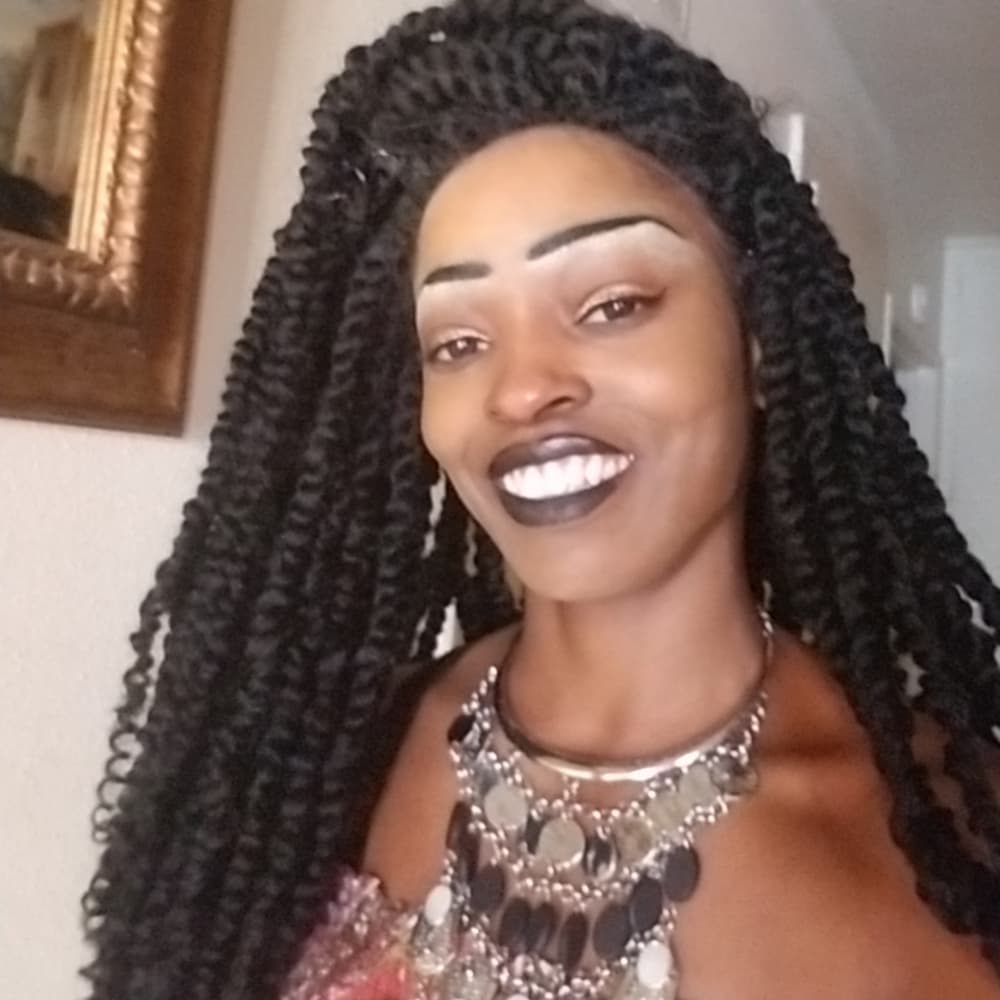 Passion Lace Front Wig Human Hair Blend - Thumbnail 5