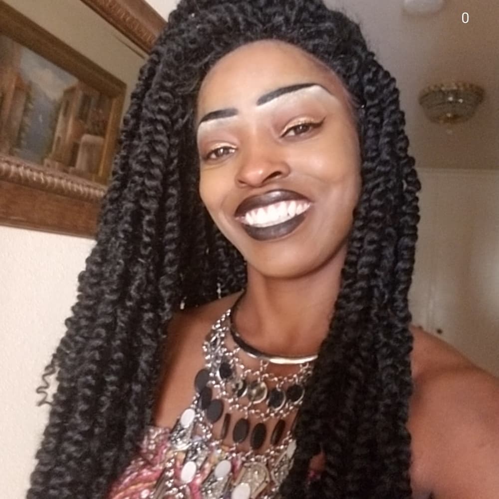 Passion Lace Front Wig Human Hair Blend - Thumbnail 8