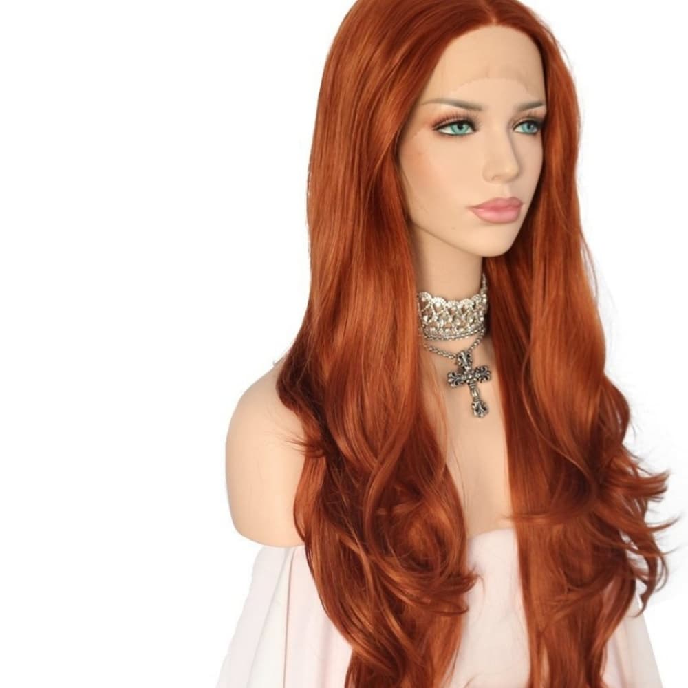 Auburn Lace Front Beauty Lace Front Wig 22-26 inch - Thumbnail 3