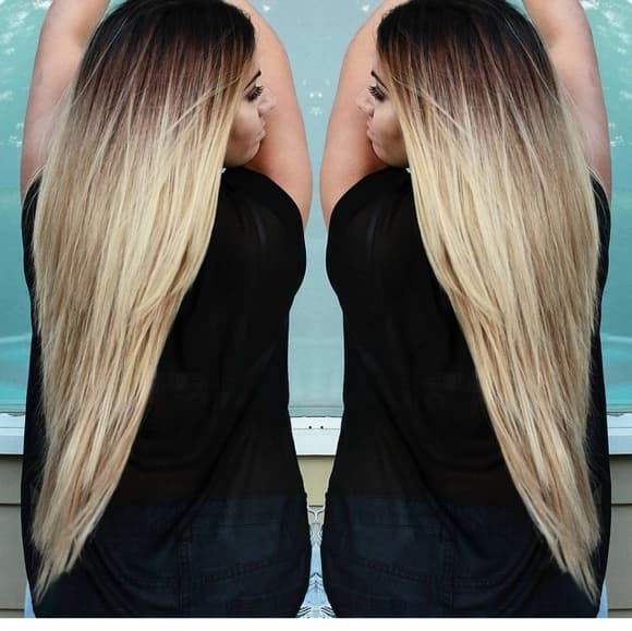 Ombre Blonde Beauty Lace Front Wig - Thumbnail 2