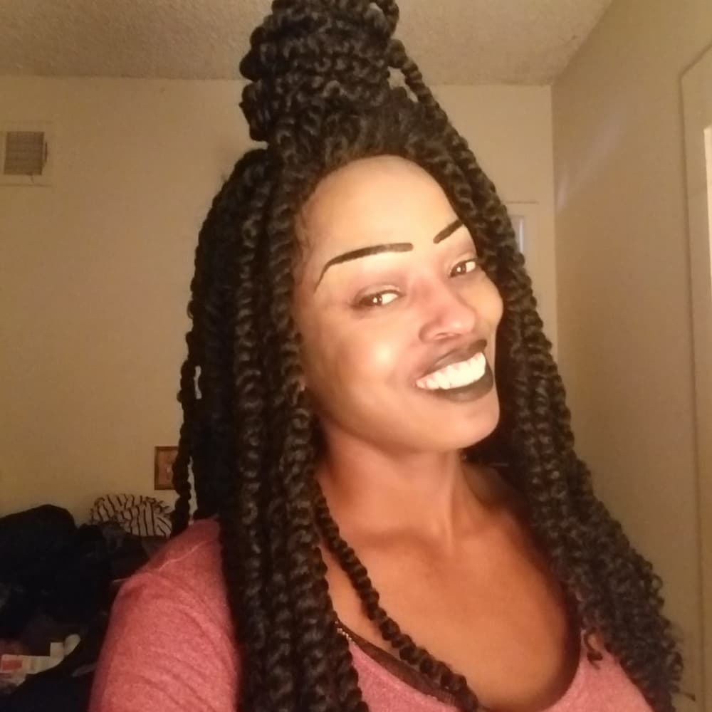 Passion Lace Front Wig Human Hair Blend - Thumbnail 2