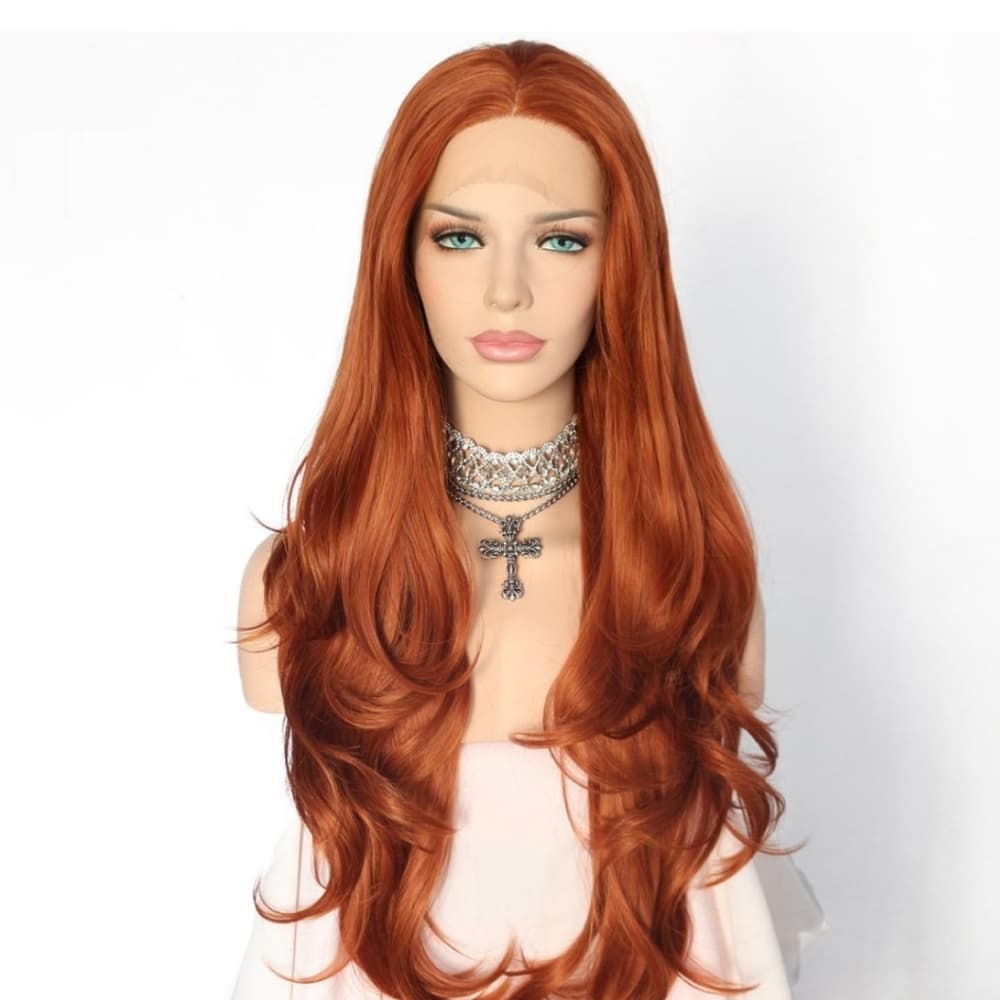 Auburn Lace Front Beauty Lace Front Wig 22-26 inch - Thumbnail 4