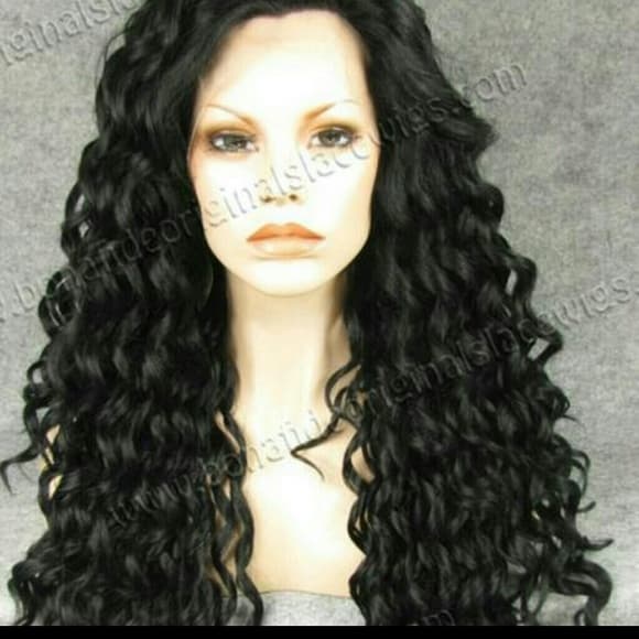 Curly Doll Lace Front Wig 26 inches - Thumbnail 2