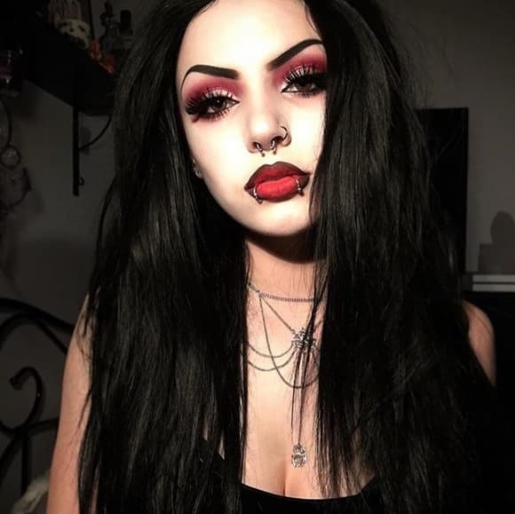 Black Straight Lace Front Wig - Thumbnail 2