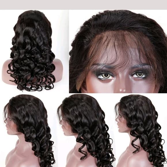 Curly Wavy Lacefront Wig 16 inches!! - Thumbnail 2