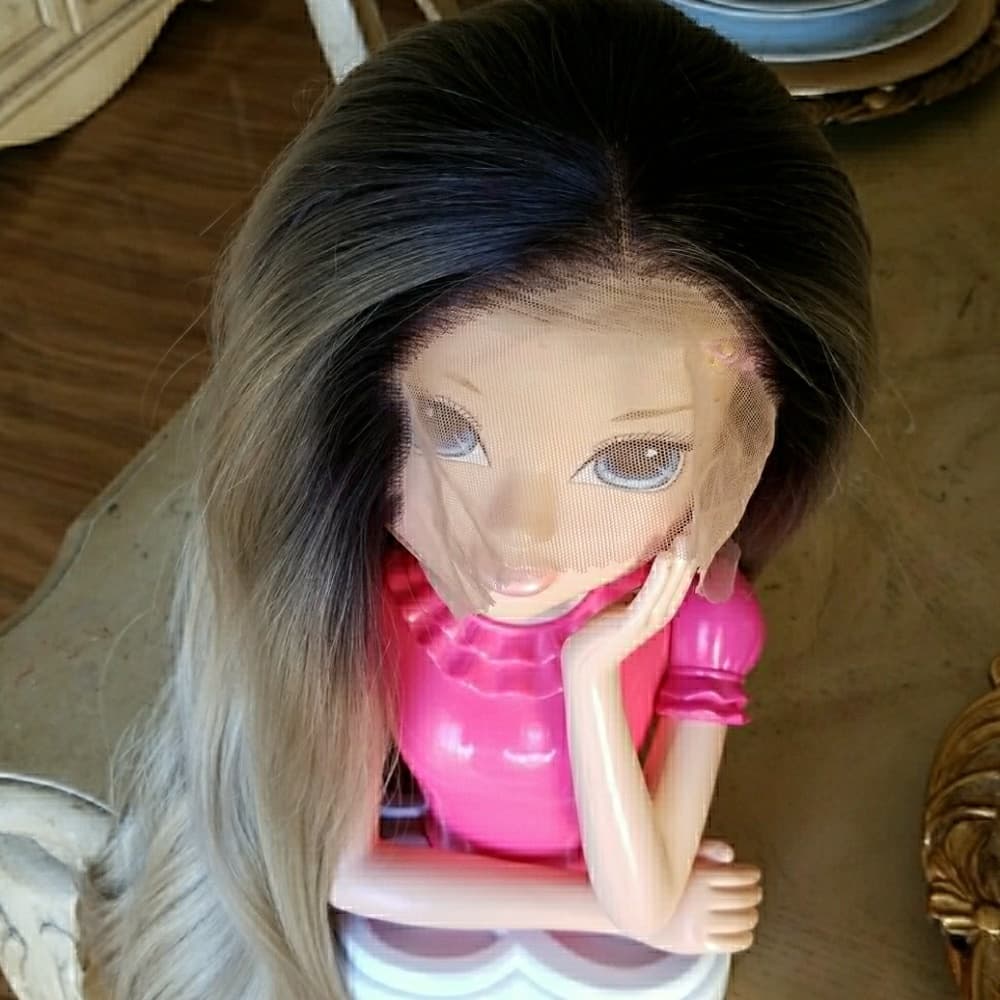 Ombre Blonde Beauty LaceFront Wig Wig 22-26 inches - Thumbnail 2
