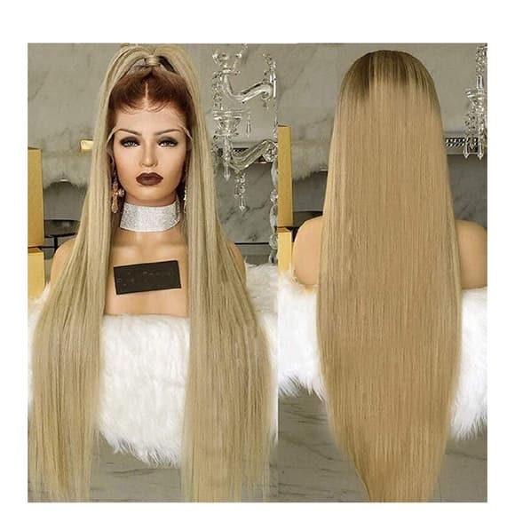 Ombre Blonde Beauty Lace Front Wig - Thumbnail 5