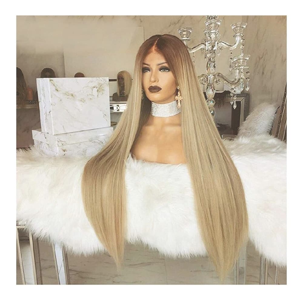 Ombre Blonde Beauty Lace Front Wig - Thumbnail 3