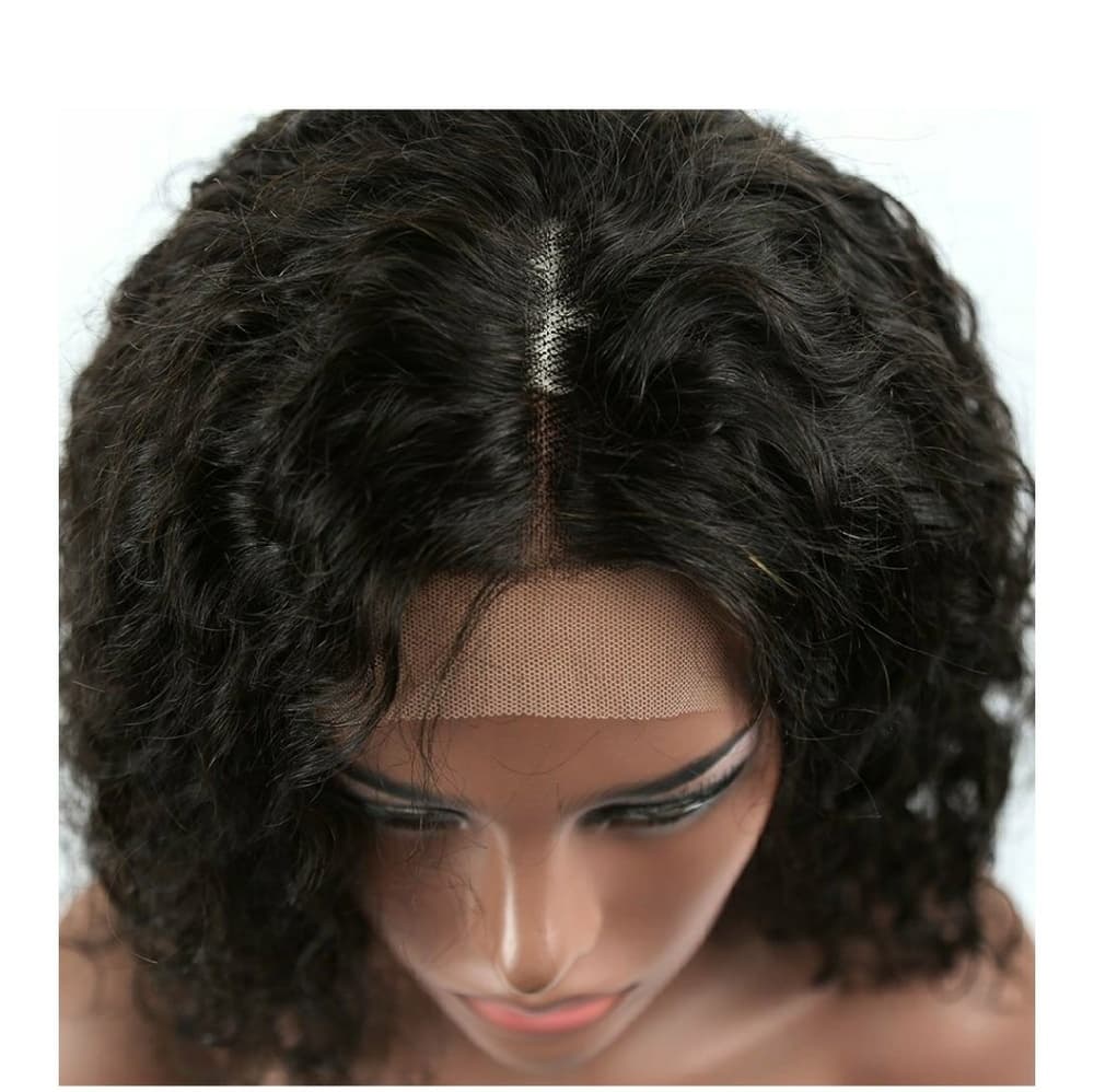 Brazilian Curly Deep Bob LaceFront Wig 12 inches!! - Thumbnail 5