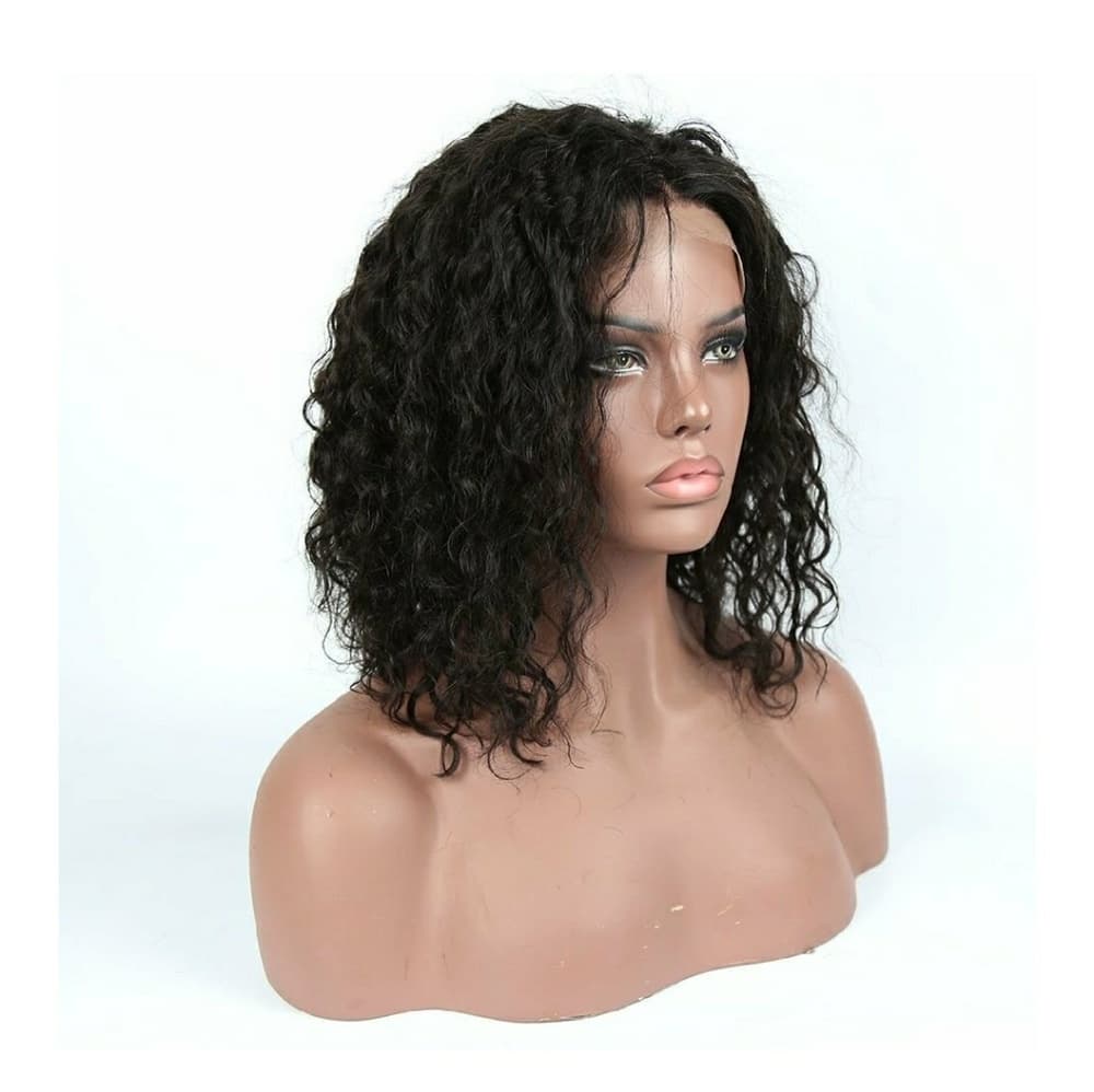 Brazilian Curly Deep Bob LaceFront Wig 12 inches!! - Thumbnail 4
