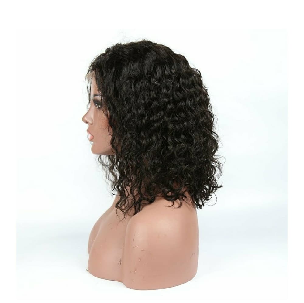 Brazilian Curly Deep Bob LaceFront Wig 12 inches!! - Thumbnail 2