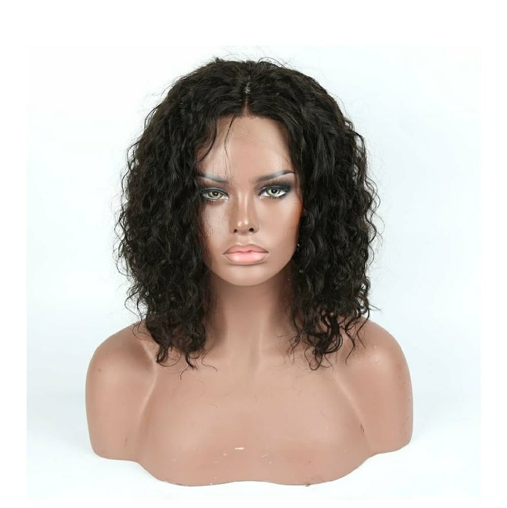 Brazilian Curly Deep Bob LaceFront Wig 12 inches!! - Thumbnail 7