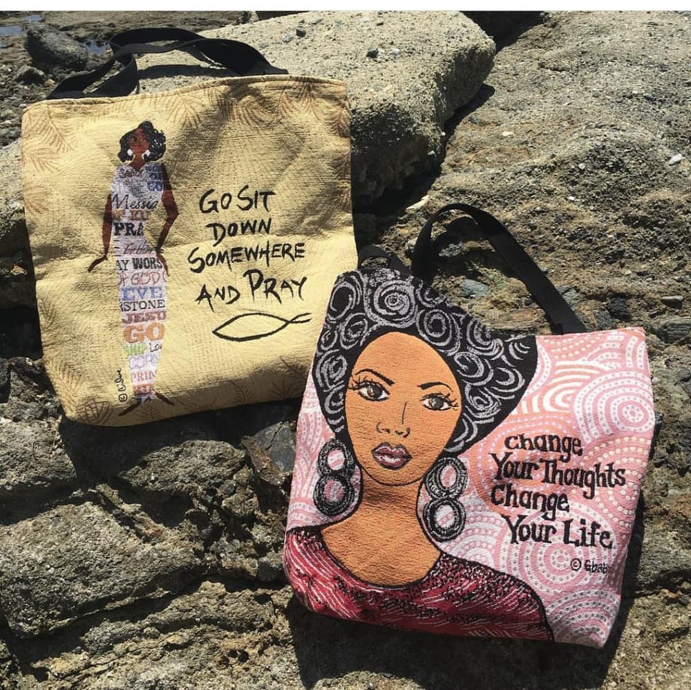 Change your thoughts tote bag - Thumbnail 3