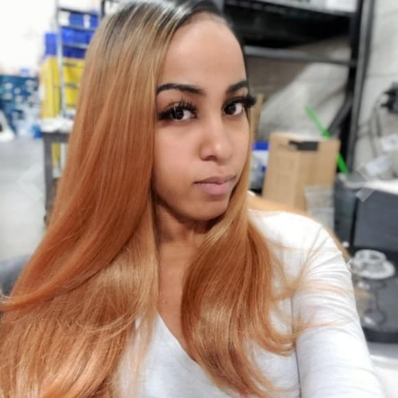 Ombre Dark Blonde Lace Front Wig - Thumbnail 2