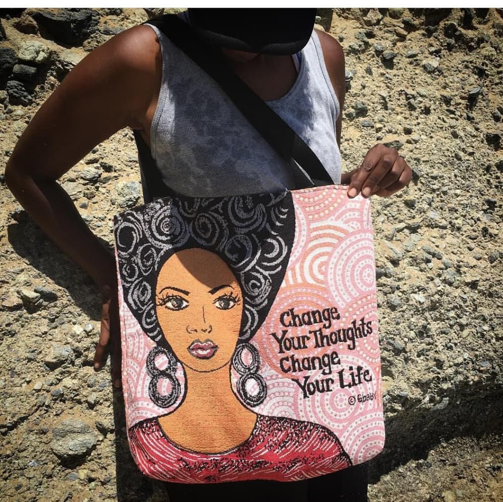 Change your thoughts tote bag - Thumbnail 4
