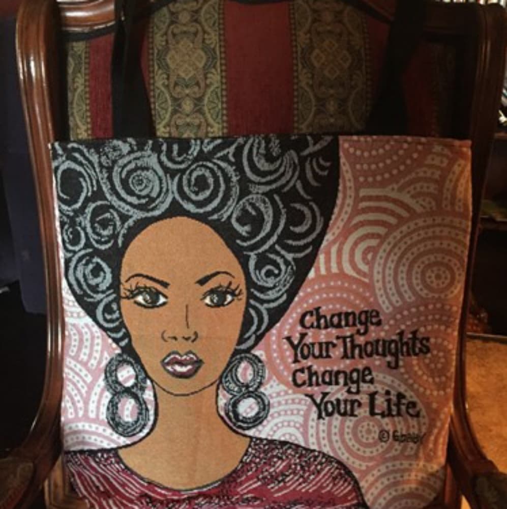 Change your thoughts tote bag - Thumbnail 2