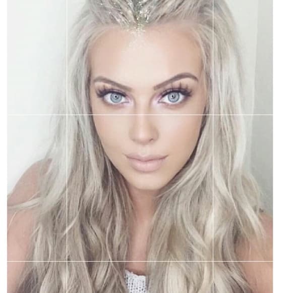 White Blonde Lace front Wig - Thumbnail 10