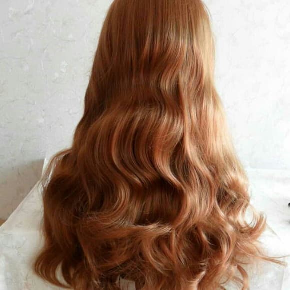 Golden Brn lace front wig 24 inches - Thumbnail 3