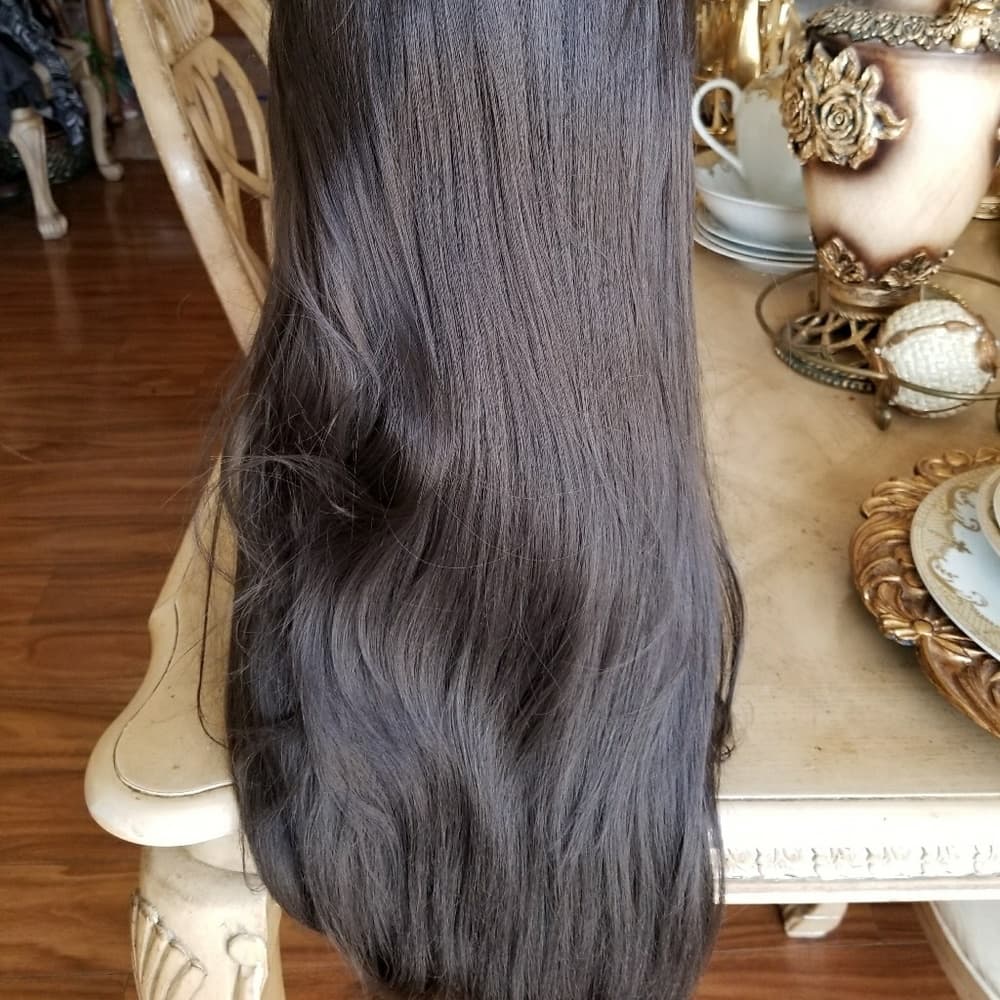 Dark Brown Beauty Lacefront Wig - Thumbnail 2