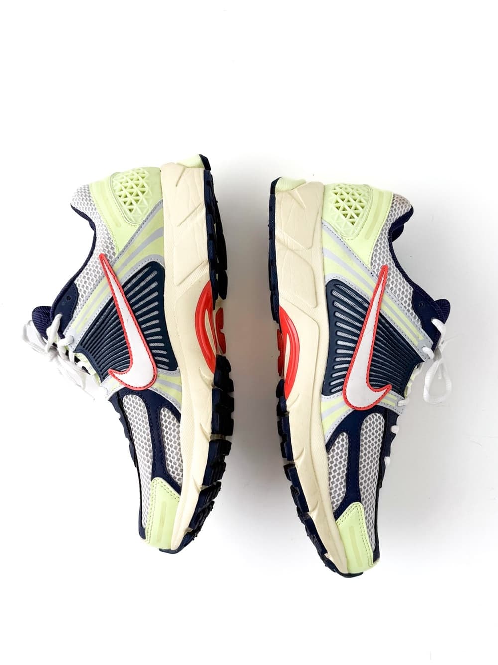 Nike Vomero 5 Bowerman Series Running Shoes Mens White Navy Volt - Thumbnail 3