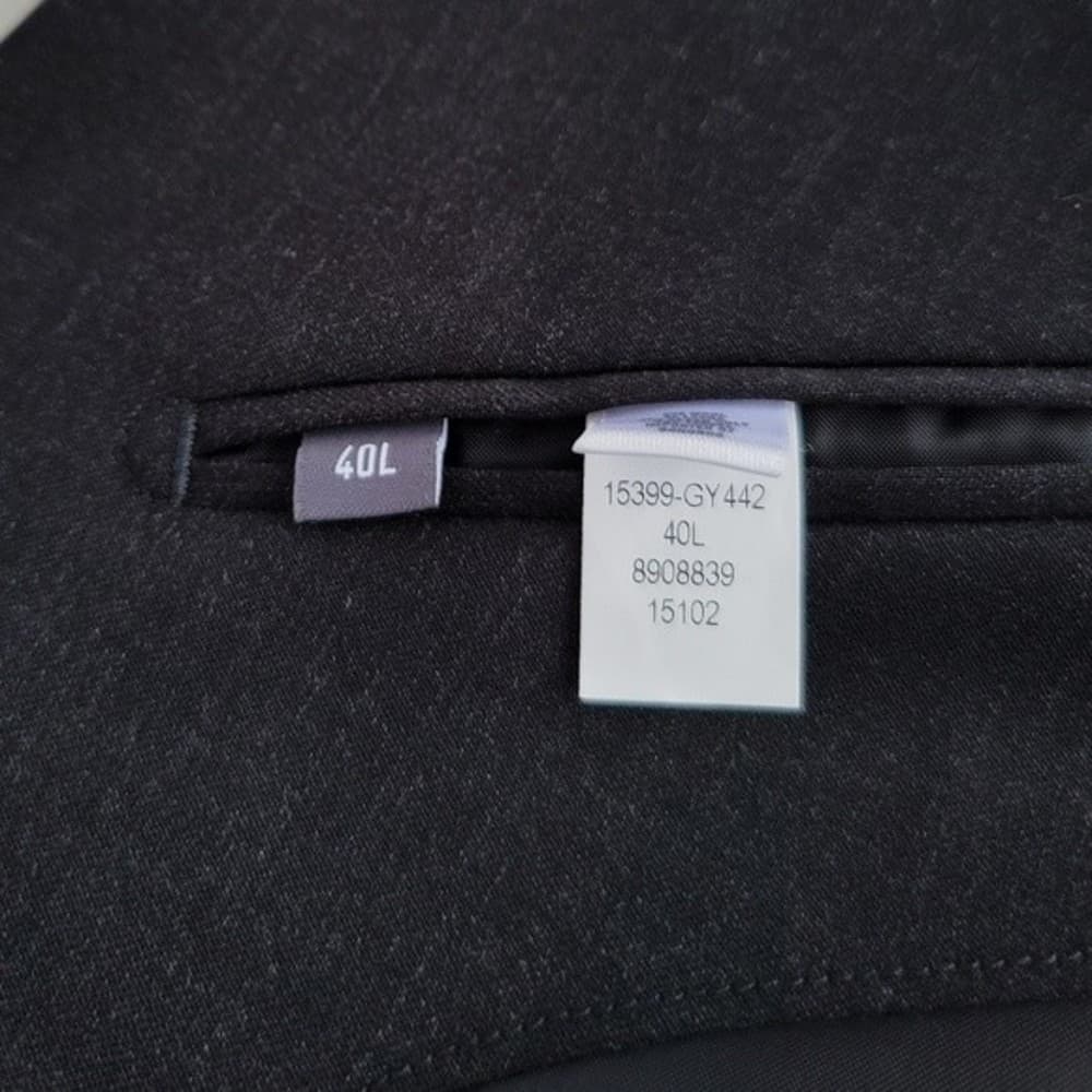 NEW Bonobos Blazer Wool Standard Fit Sport Jacket Charcoal Gray Dark Men 40L - Thumbnail 11