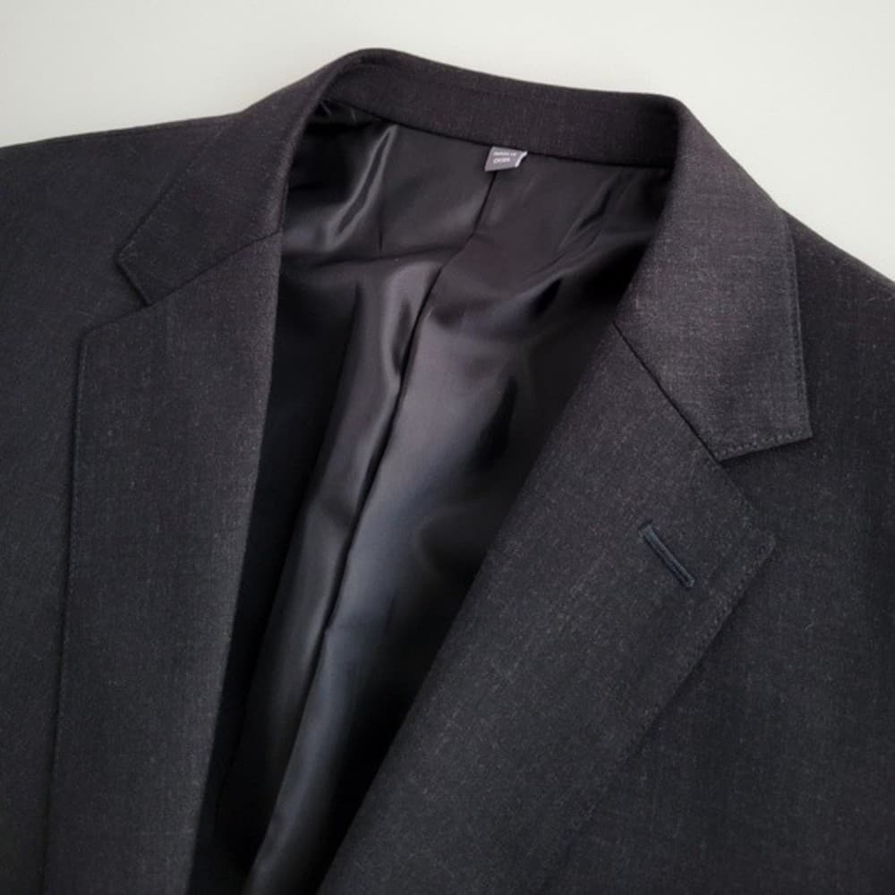 NEW Bonobos Blazer Wool Standard Fit Sport Jacket Charcoal Gray Dark Men 40L - Thumbnail 2