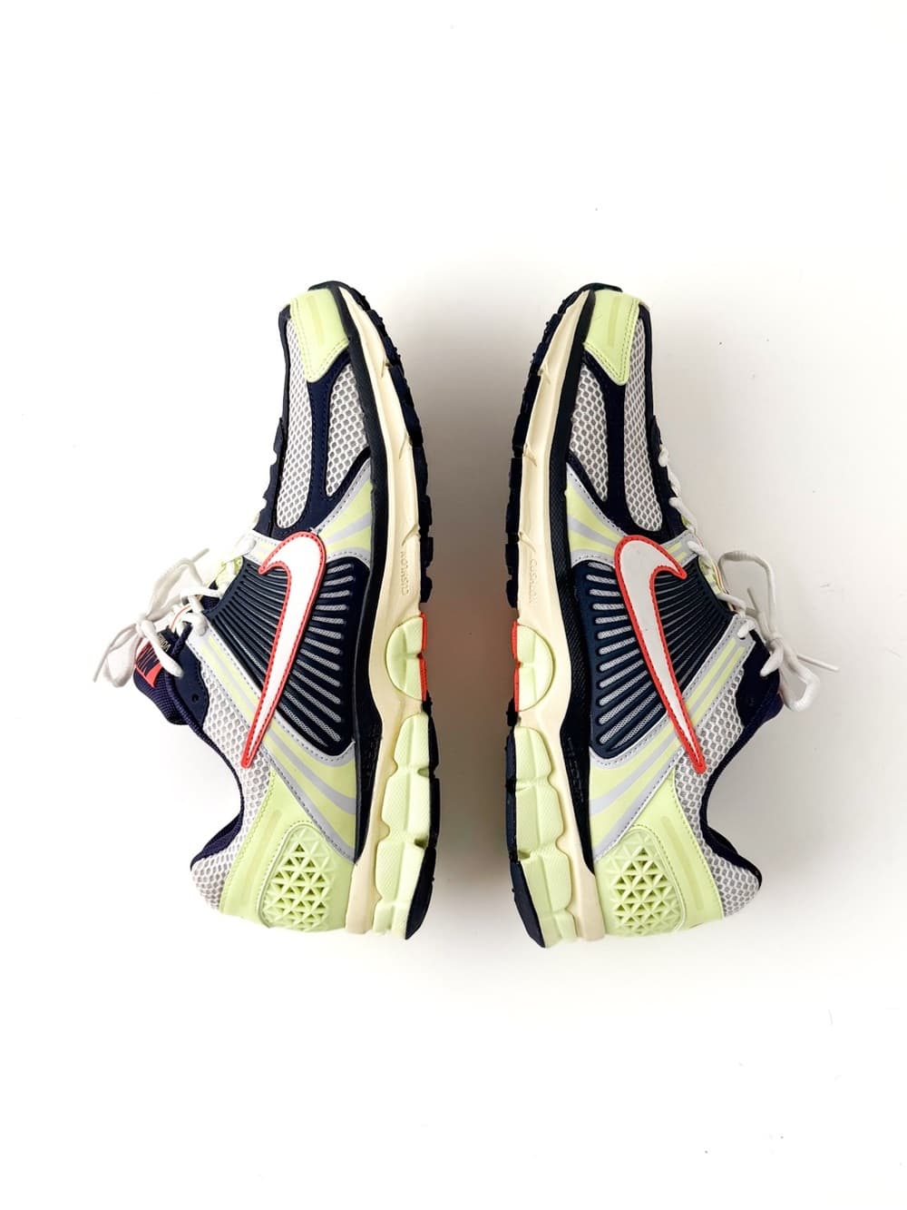 Nike Vomero 5 Bowerman Series Running Shoes Mens White Navy Volt - Thumbnail 4