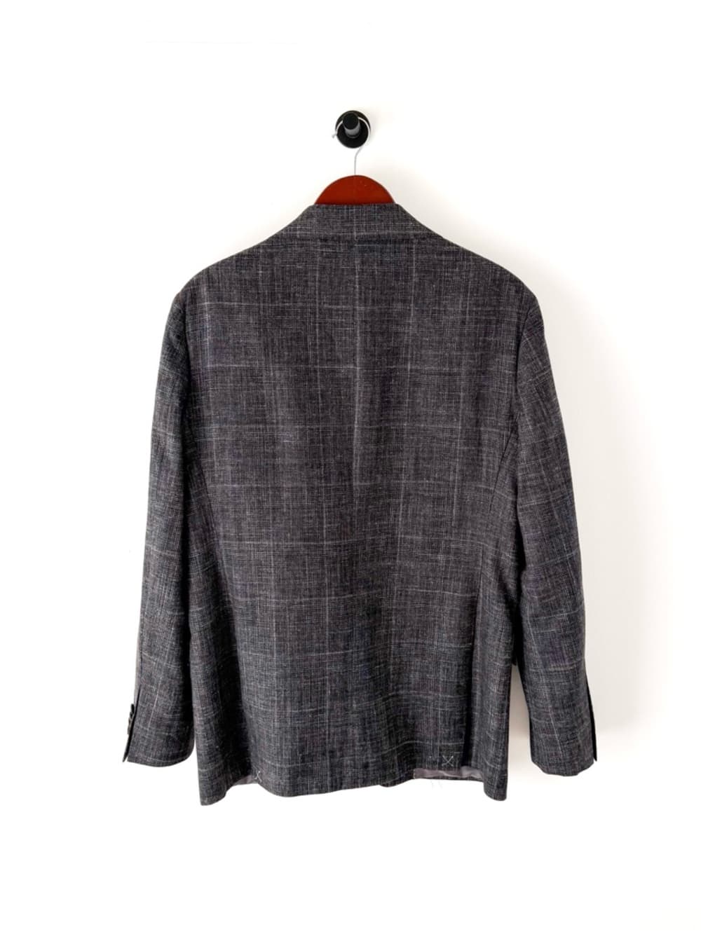 New Joseph Abboud Wool Silk Linen Sport Coat Blazer Glen Plaid Men's 42L - Thumbnail 10