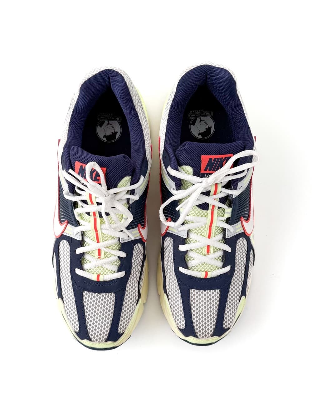 Nike Vomero 5 Bowerman Series Running Shoes Mens White Navy Volt - Thumbnail 6