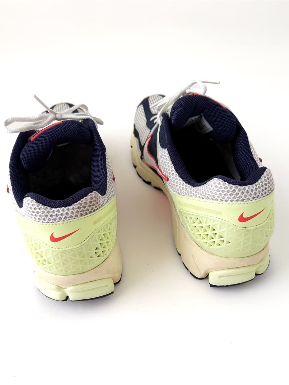 Nike Vomero 5 Bowerman Series Running Shoes Mens White Navy Volt - Thumbnail 5