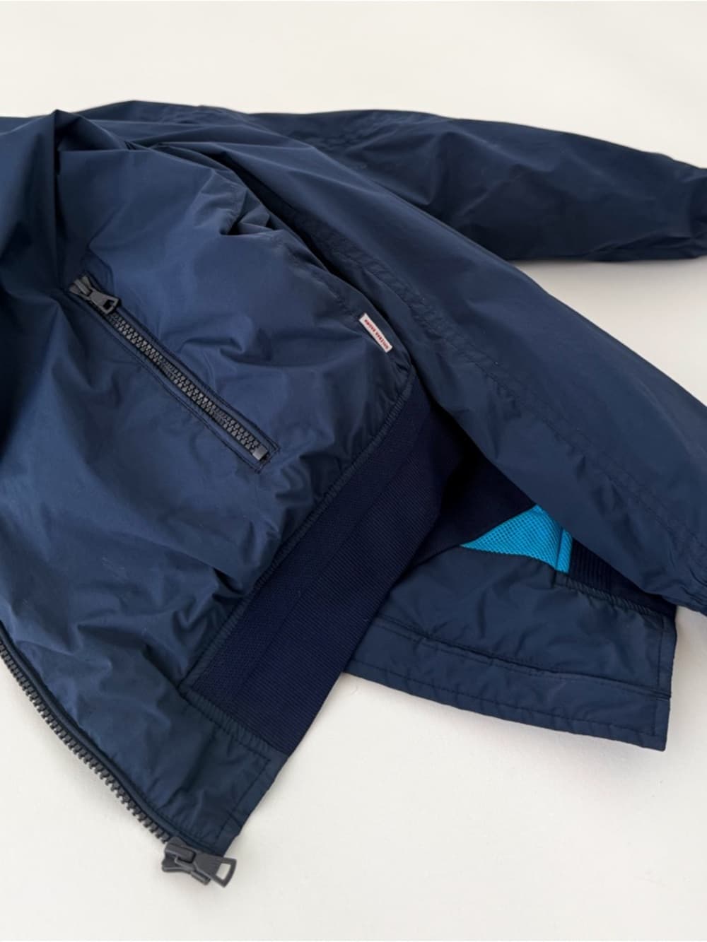Orlebar Brown Windbreaker Bomber Jacket Spring Navy Blue Men's Size M - Thumbnail 11
