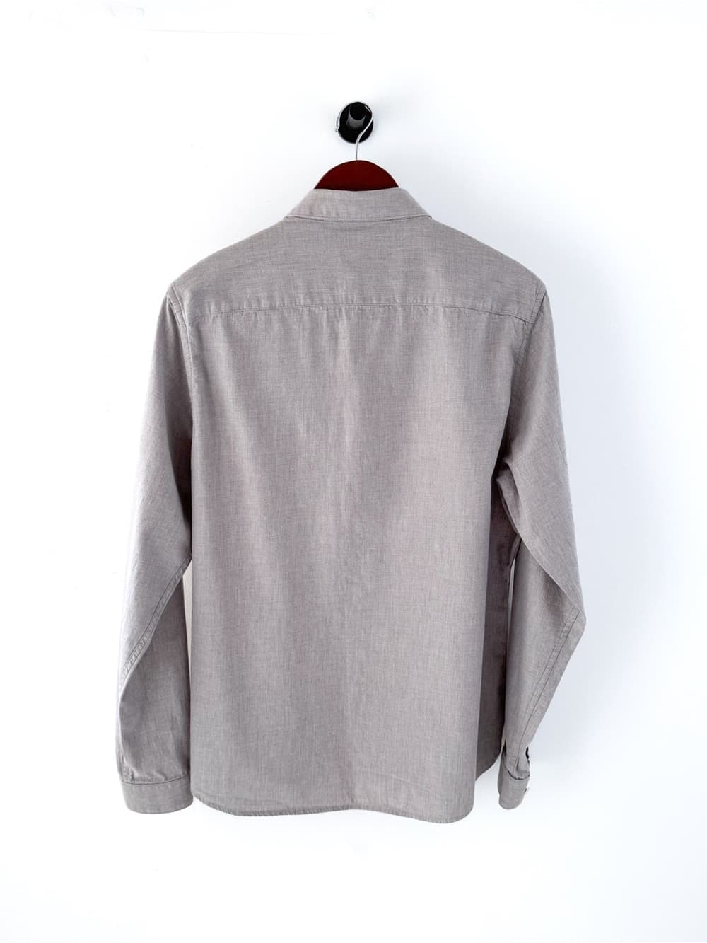 NN07 Casual Button Down Shirt Lightweight Gray Mens XL End on End Cotton - Thumbnail 10