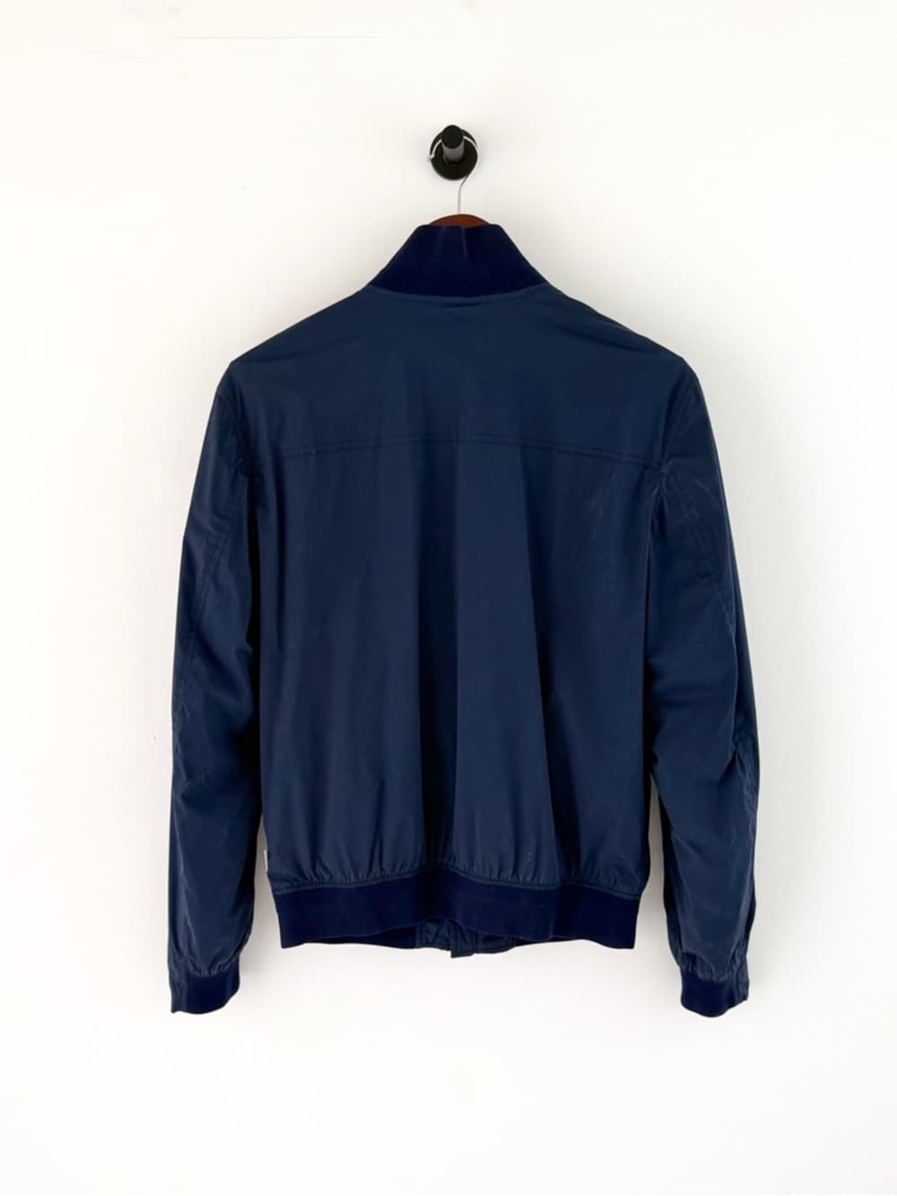 Orlebar Brown Windbreaker Bomber Jacket Spring Navy Blue Men's Size M - Thumbnail 9