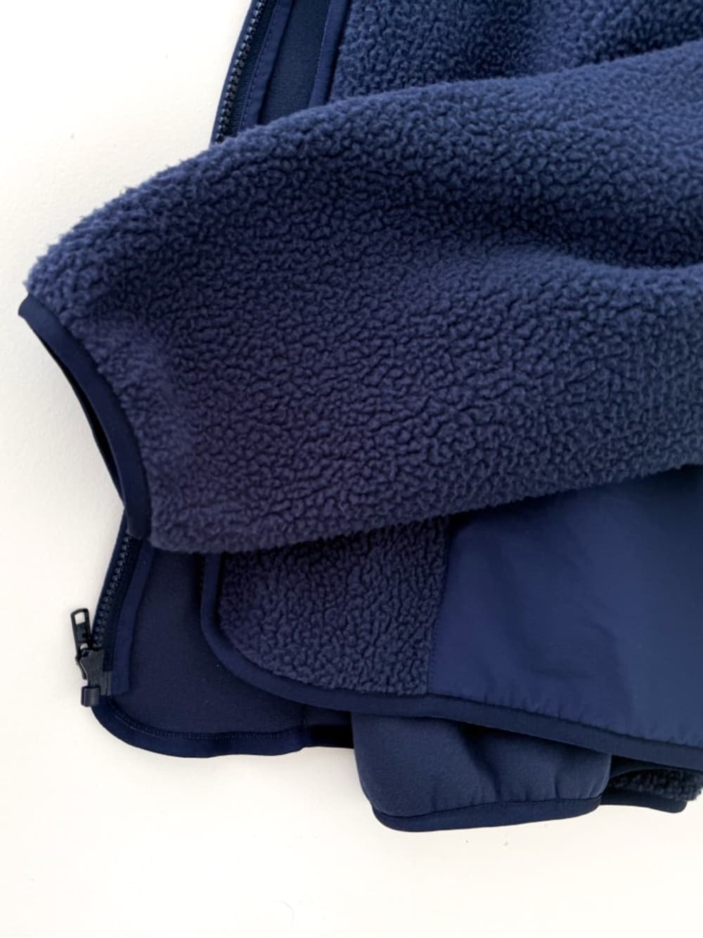 New Nike Sportswear Club Sherpa Fleece Jacket Men's Navy Blue Size L Oversized - Thumbnail 3