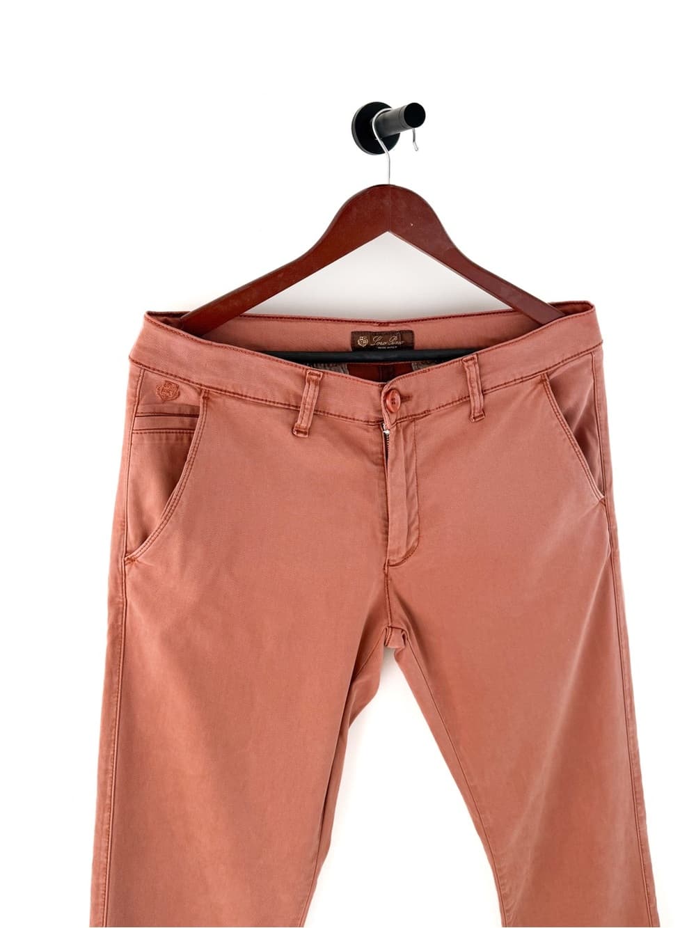 Loro Piana Slim Fit Chino Pants Mens 32 Dusty Rose Made in Italy - Thumbnail 7