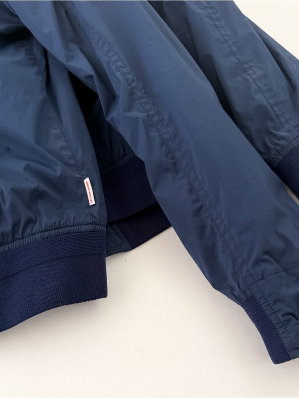 Orlebar Brown Windbreaker Bomber Jacket Spring Navy Blue Men's Size M - Thumbnail 12