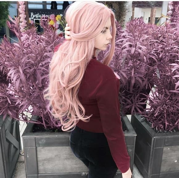 Pink Beauty LaceFront Wig - Thumbnail 2