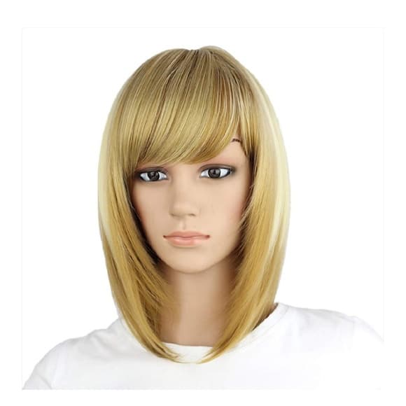 Blonde highlights beauty Wig - Thumbnail 7