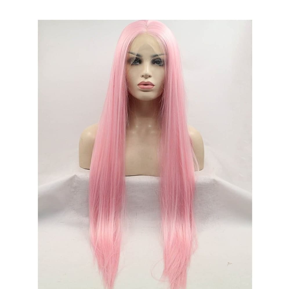 Pink Beauty Lacefront Wig 22-24 inches!! - Thumbnail 3